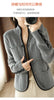100%Pure Wool Sweater Autumn/Winter Women's Stand-up Collar Cardigan Casual Knit Tops Korean Female Jacket