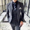 Jacket Vest Pants High End Bridegroom's Man Formal Wedding Gown Business Party Slim Fit Suit Blazer Coat Trousers 3 Pcs Sets