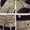 (Jackets+Vest+Pants)  Men plaid business Blazers/Male slim fit pure cotton three-piece suit/Man plaid groom dress M-5XL