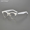 Japan Designer Acetate Glasses Frame Men Vintage   Round Prescription Myopia Eyeglasses Frame Women Retro Luxury Brand Eyewear