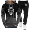 Leon Athletic Club de Bilbao  Men's  Print Gradient Hoodies Casual Sweatpant Jackets Sport Hip Hop Coats + Trousers Suits