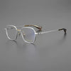 Luxury Pure Titanium Glasses Frame Men Women Vintage Myopia Prescription Eyeglasses Frame    Retro Designer Brand Eyewear