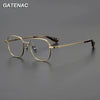 Luxury Pure Titanium Glasses Frame Men Women Vintage Myopia Prescription Eyeglasses Frame    Retro Designer Brand Eyewear