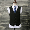 Men Suit Coat Vest Pants  Chinese Retro Style Wedding Groom Suit Stand Collar Classic Men Dress Blazers Jacket Trousers