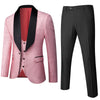 Men's Business Casual Slim Suit Small Suit Young Groom Wedding Dress Costume Homme 3 Pièces  Suit Men  Suit