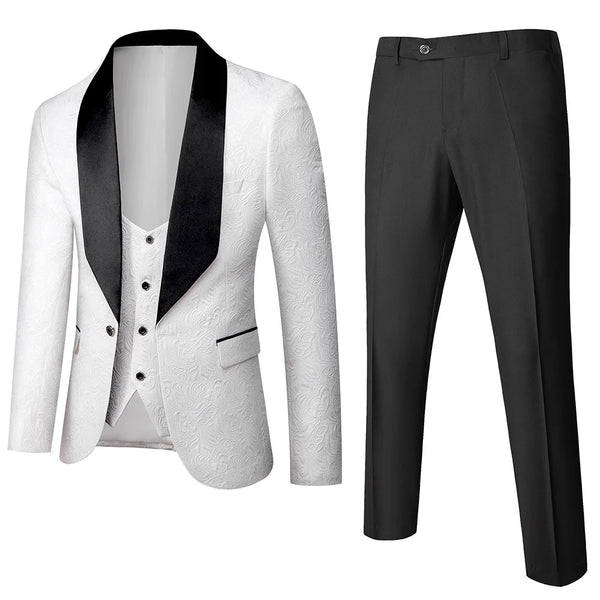 Men's Business Casual Slim Suit Small Suit Young Groom Wedding Dress Costume Homme 3 Pièces  Suit Men  Suit