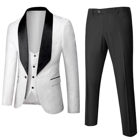 Men's Business Casual Slim Suit Small Suit Young Groom Wedding Dress Costume Homme 3 Pièces  Suit Men  Suit