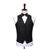 Men's Tuxedo Tails Black White Shiny Tailcoat Dress Coat Swallowtail Dinner Party Wedding Blazer Pants Magic Singer Stage Suits