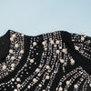 Women Long Sleeve Diamonds Rhinestones High Side Split Mermaid Midi Maxi Dress Even Sexy Party Dresses Vestidos