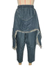 Women Streetwear Ripped Out Hole Denim Pants Fall Autumn Loose Safari Style Cargo Harem Hip Hop Jeans