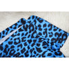 Women Leopard Batwing Long Sleeve Button Front Stand Collar Dress Vintage Streetwear Loose Vestidos Dresses