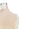 Elegant Women Floral Applique Mesh Long Sleeve Knit Ribbed Sweater Dress Autumn Winter Bodycon Dresses Vestidos