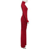 Women High Neck Cutout Back Stacked Ruched Bodycon Midi Maxi Dress Street Sexy Party Education Long Dresses Vestido