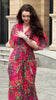 Solid Long Dress Women Flare Sleeve A Line Dresses Casual Ruffles Midi Waist Vestidos V Neck Office Lady Slight Strech