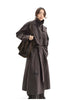 Free and Comfortable Mid-Length Trench Coat for Women, All-Cotton Jacket, Spring Style