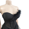 Women Tierred Mesh See Though Off Shoulder Sweetheart Collar Maxi Long Floor Length Dress Evening Sexy Party Dresses