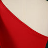 Women Big Bow Shoulder Skew Collar Big Swing Knee Length Dress Belt Street Vestidos Sexy Party Evening Chic Dresse