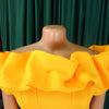 Elegant Women Long Evening Dresses Ruched Off Shoulder Slim Bodycon Mermiad White Dress Formal Party Wedding Guest Gown