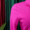 Women Lace Wrap Notched Neck Pleated Blazer Style Dress Office Lady Vintage Sexy Party Three Quarter Sleeve Dresses