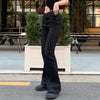 Retro Lace-up Low Rise Pants Streetwear Patchwork Loose Casual for Women Harajuku Straight Trousers Korean