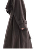 Free and Comfortable Mid-Length Trench Coat for Women, All-Cotton Jacket, Spring Style