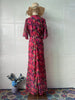 Solid Long Dress Women Flare Sleeve A Line Dresses Casual Ruffles Midi Waist Vestidos V Neck Office Lady Slight Strech