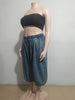 Women Streetwear Fly Denim Calf-Length Pants Autumn Loose Safari Style Cargo Harem Hip Hop Jeans