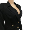 Elegant Women Blazer Women Autumn Winter Streetwear Robe Femme Blazer Style Bodycon Midi Dress Female Clothing