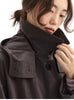 Free and Comfortable Mid-Length Trench Coat for Women, All-Cotton Jacket, Spring Style