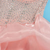 Women Mesh Diamonds Rhinestones Cake Style Big Swing Strap Bodycon Midi Dress Sexy Party Even Dresses Vestidos