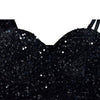 Women One Shoulder Open Back Sequined High Side Split Mermaid Maxi Dress Sexy Club Evening Party Dresses Vestidos