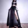 Punk Faux Leather Cropped Jacket Women Spring Streetwear Sexy Slim Fit Rivet PU Blouse Top