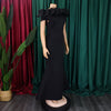 Elegant Women Long Evening Dresses Ruched Off Shoulder Slim Bodycon Mermiad White Dress Formal Party Wedding Guest Gown