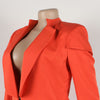 Women's Set Full Sleeve X-Long Blazer Coat+ Long Pant Suit Spring Streetwear Two 2 Piece Set Africa OL Work Outfits