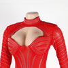 Women Mesh See Though Diamonds Rhinestones Cutout Front Long Sleeve Sexy Party Club Evening Prom Maxi Long Dress