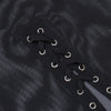 Punk Faux Leather Cropped Jacket Women Spring Streetwear Sexy Slim Fit Rivet PU Blouse Top