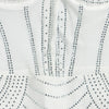 Women Mesh See Though Diamonds Rhinestones Cutout Front Long Sleeve Sexy Party Club Evening Prom Maxi Long Dress