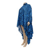 Women Leopard Batwing Long Sleeve Button Front Stand Collar Dress Vintage Streetwear Loose Vestidos Dresses