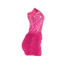 Women One Shoulder Skew Collar Bodysuit + Fur Tassel Bodycon Midi Skirt Dress Set Outfit Two 2Piece Set
