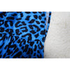 Women Leopard Batwing Long Sleeve Button Front Stand Collar Dress Vintage Streetwear Loose Vestidos Dresses