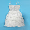 Women Mesh Diamonds Rhinestones Cake Style Big Swing Strap Bodycon Midi Dress Sexy Party Even Dresses Vestidos