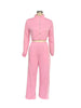 Active Women's Set Long Sleeve Striped Sweatshirt+Straight Pants Fall Street Two 2 Piece Sets Outfits Sportwear