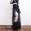 Punk Faux Leather Cropped Jacket Women Spring Streetwear Sexy Slim Fit Rivet PU Blouse Top