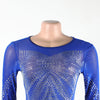 Women Mesh Patchwork Diamonds Rhinestones Bodycon Midi Mermaid Maxi Dress Evening Sexy Party Dresses Vestidos