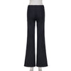 Retro Lace-up Low Rise Pants Streetwear Patchwork Loose Casual for Women Harajuku Straight Trousers Korean