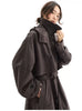 Free and Comfortable Mid-Length Trench Coat for Women, All-Cotton Jacket, Spring Style