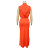 Women O-neck High Split Ruched Stacked Bodycon Midi Maxi Dress Evening Party Club Vestidos Sexy Chic Long Dresses