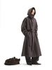 Free and Comfortable Mid-Length Trench Coat for Women, All-Cotton Jacket, Spring Style