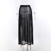 Punk Faux Leather Cropped Jacket Women Spring Streetwear Sexy Slim Fit Rivet PU Blouse Top