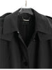 Free and Comfortable Mid-Length Trench Coat for Women, All-Cotton Jacket, Spring Style